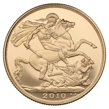 2010 £2 Two Pound Proof Gold Coin (Double Sovereign) NGC PF69