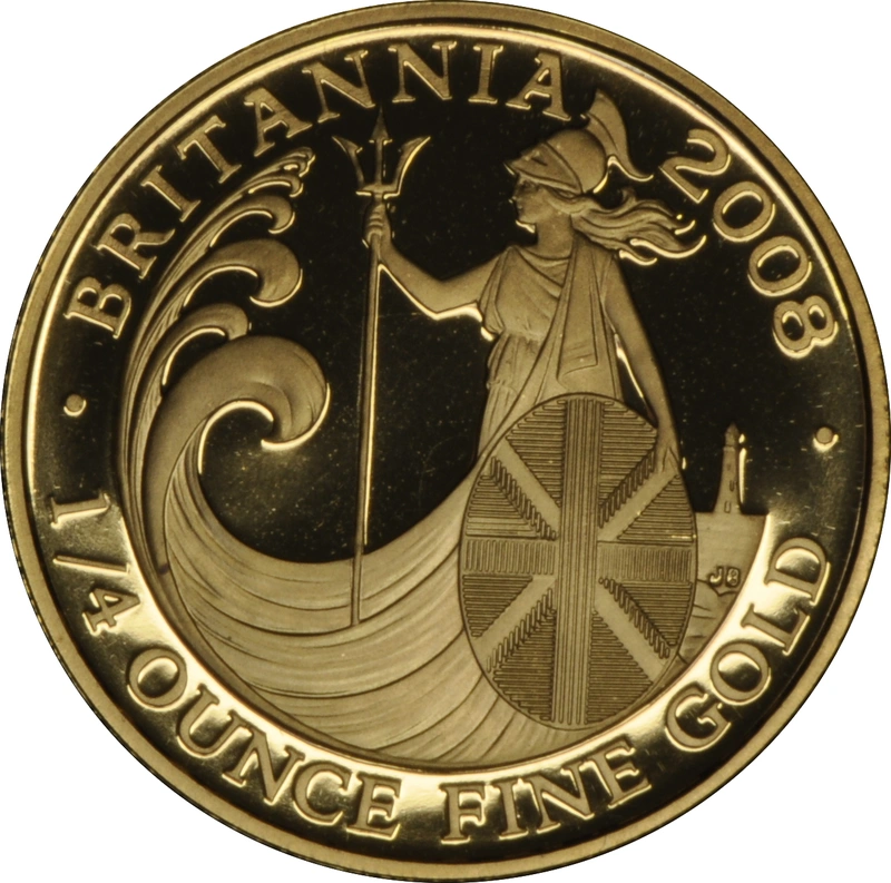 2008 Quarter Ounce Proof Britannia Gold Coin