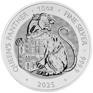 2025 Queen's Panther - Tudor Beasts 10oz Silver Coin