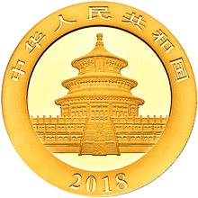 2018 15g Gold Chinese Panda Coin
