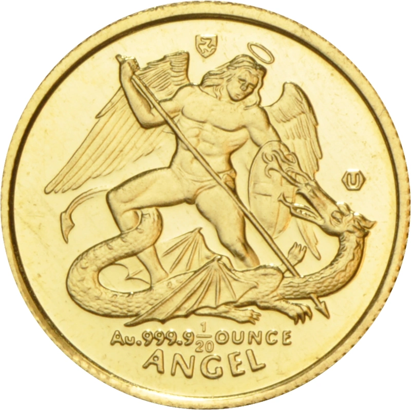 Twentieth Ounce Angel Gold Coin