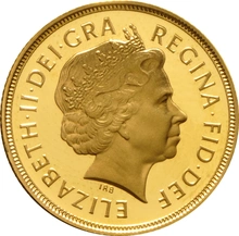 2009 Gold Sovereign - Elizabeth II Fourth head - Proof No box