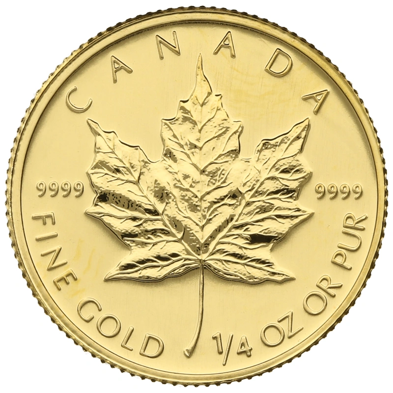 2008 Quarter Ounce Gold Canadian Maple