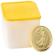 Tube of 10 2025 Britannia One Ounce Gold Coins