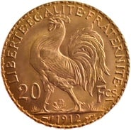 20 French Francs - Rooster