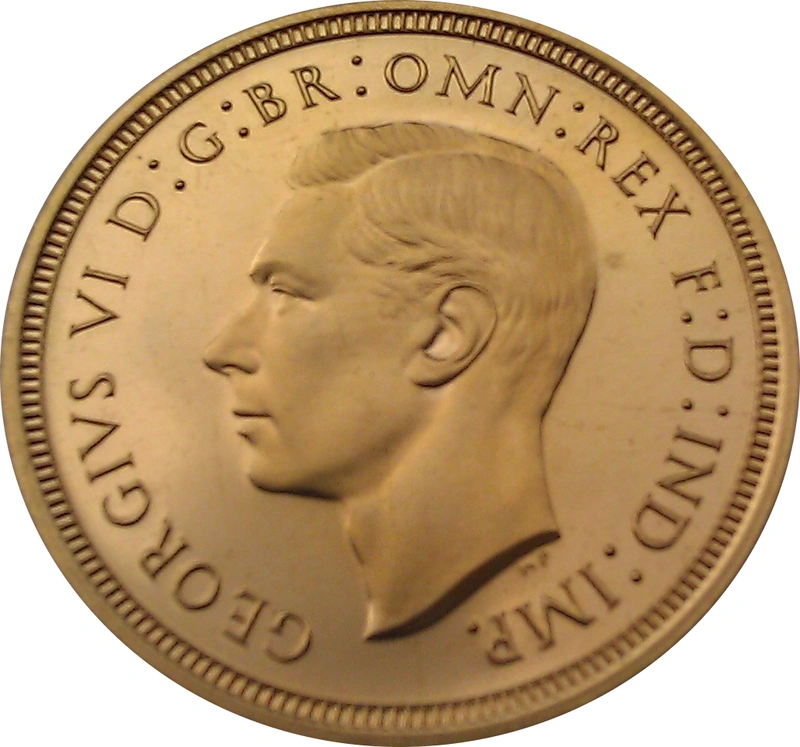 1950 Gold Sovereign Coin