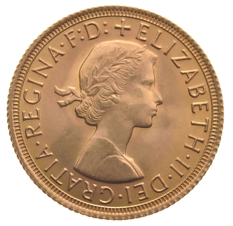1961 Gold Sovereign Coin