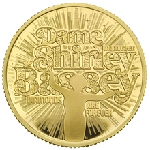 2023 Proof 1/4oz Shirley Bassey Gold Coin Music Legends Boxed