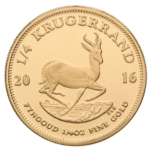 2016 Proof 1/4oz Krugerrand Gold Coin Boxed