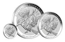 2018 1kg Silver Kookaburra