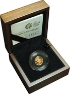 2009 Quarter Sovereign Gold Proof Coin Boxed 