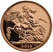 2013 Gold Sovereign - Elizabeth II Fourth Head