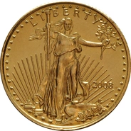 2008 Tenth Ounce Eagle Gold Coin