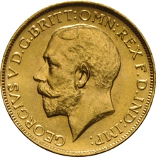 1917 Gold Sovereign - King George V - S