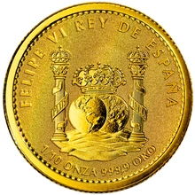 2023 Tenth Ounce Spanish Gold Bull Coin