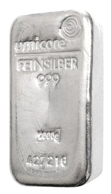 Umicore 1 Kilo Silver Bars