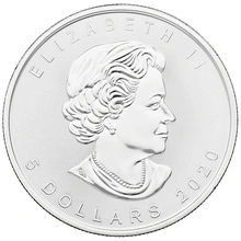 2020 1oz Canadian Maple Silver Coin
