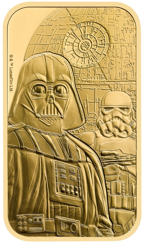 1oz Gold Bar Star Wars Dark Side