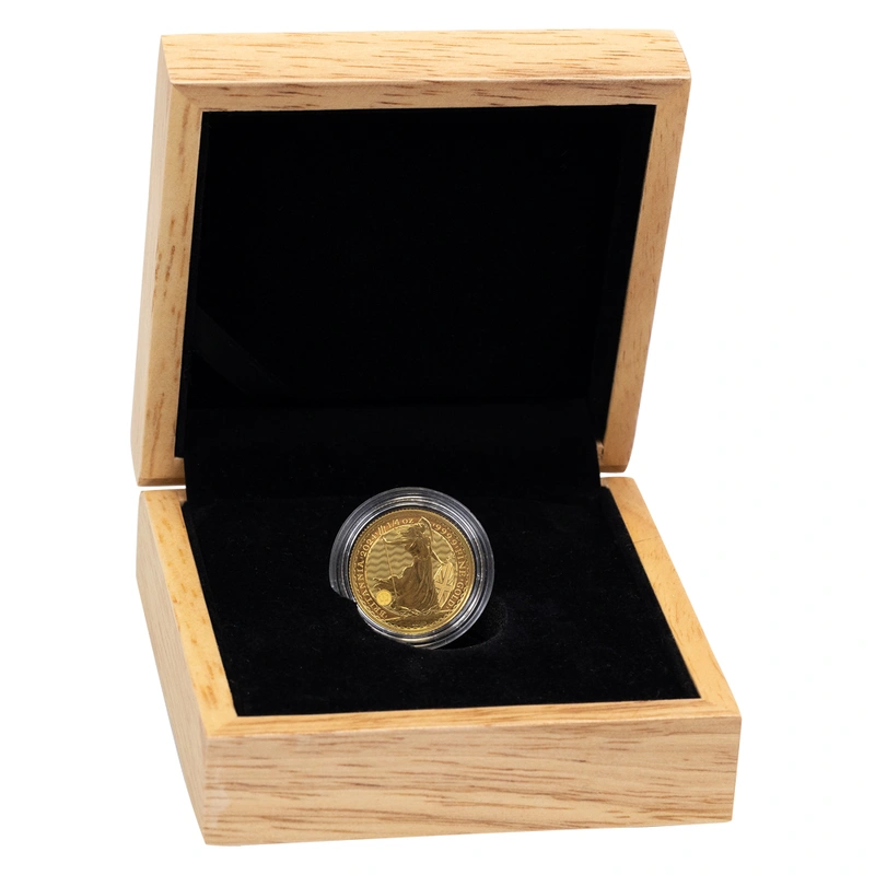 2024 1/4oz Gold Britannia in Gift Box | BullionByPost - From