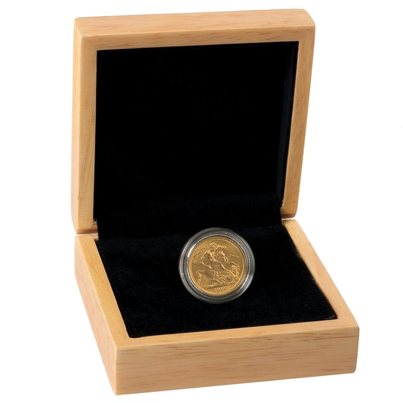 Elizabeth II Young Head Gold Sovereign Gift Boxed