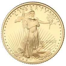 2005 Proof Gold Eagle 4-Coin Set Boxed