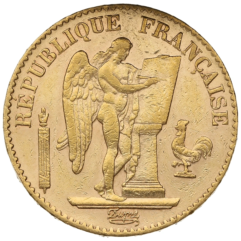 1895 20 French Francs - Guardian Angel - A