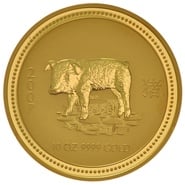 2007 10oz Year of the Pig Lunar Gold Coin