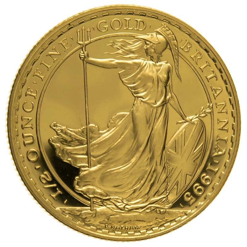1995 Half Ounce Proof Britannia Gold Coin