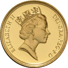 1990 Gold Proof Sovereign Three Coin Set