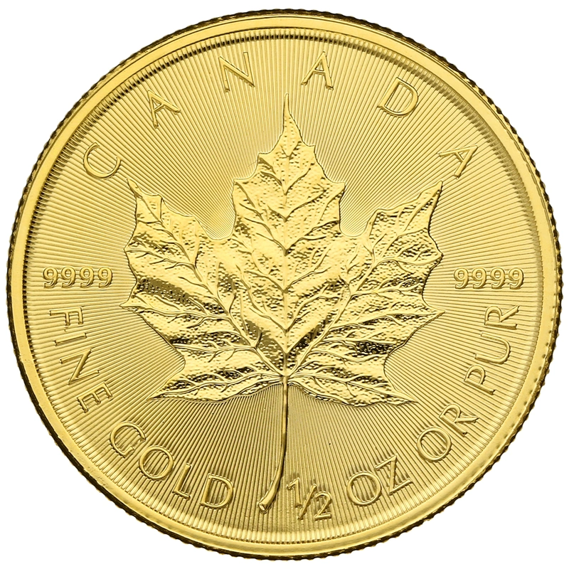 2020 Half Ounce Gold Maple