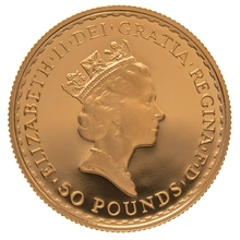 1988 Half Ounce Proof Britannia Gold Coin