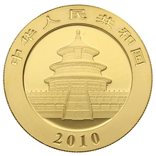 2010 1oz Chinese Panda Gold Coin