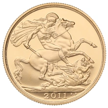 2011 Gold Proof Sovereign Premium Three Coin Set Boxed