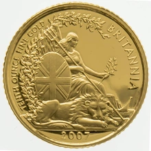 2007 Tenth Ounce Proof Britannia Gold Coin