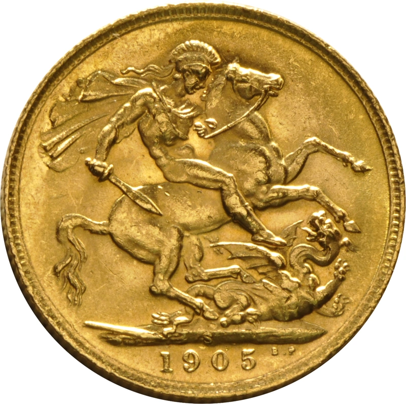 1905 Gold Sovereign Coin Edward VII Sydney