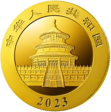 2023 15g Gold Chinese Panda Coin