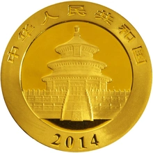 2014 1/20 oz Gold Chinese Panda Coin