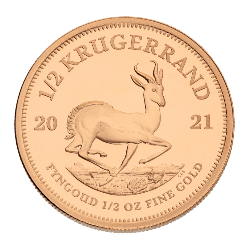 2021 Proof Half Ounce Krugerrand Gold Coin