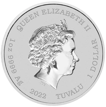 2022 Homer Simpson Tuvalu 1oz Silver Coin