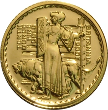 2001 Tenth Ounce Gold Britannia