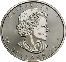 2015 1oz Platinum Maple