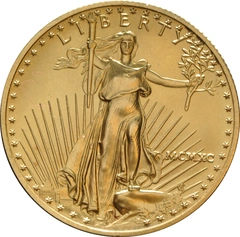 1990 1/2oz American Eagle Gold Coin MCMXC