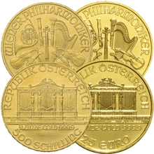 Quarter Ounce Gold Austrian Philharmonic