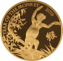 2016 Royal Mint 1oz Year of the Monkey Proof Gold Coin Boxed