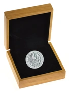 Boxed 1oz Platinum Coin, The Red Dragon- Queens Beast