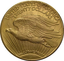 1930 $20 Gold Coin Double Eagle St Gaudens Head San Francisco