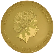 2011 Year of the Rabbit Gold Coin 10oz Perth Mint Australian Lunar Series