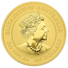 2021 2oz Perth Mint Year of the Ox Gold Coin