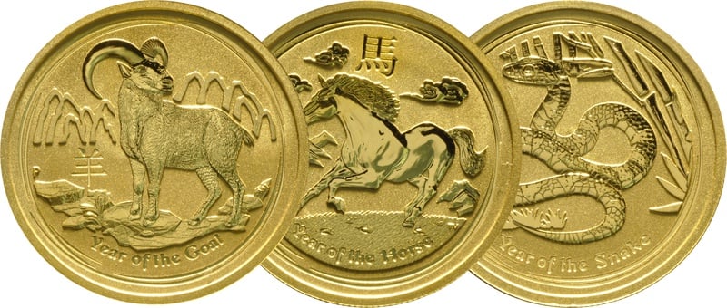 Best Value - Perth Mint Lunar Half Ounce Gold Coin