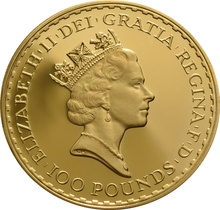 1991 Proof Britannia Gold 4-Coin Boxed Set